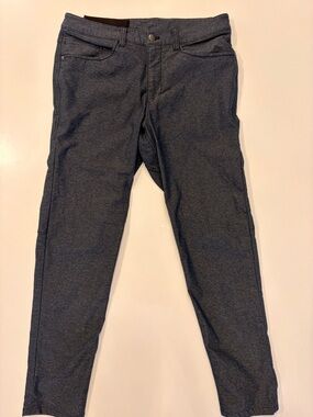 lululemon ABC Classic-Fit 5 Pocket Pant 32L Warpstreme Heather Navy Chinos
